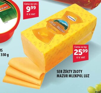 Eurocash SER ŻÓŁTY ZŁOTY MAZUR MLEKPOL LUZ 1 kg oferta