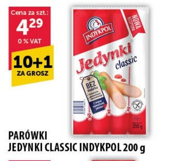 Eurocash PARÓWKI JEDYNKI CLASSIC INDYKPOL 200 g oferta