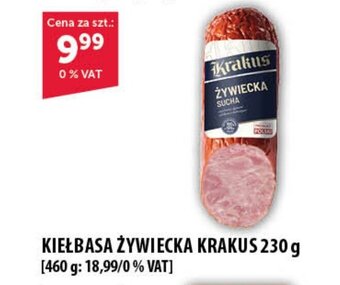 Eurocash KIEŁBASA ŻYWIECKA KRAKUS 230 g oferta