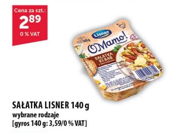 Eurocash SAŁATKA LISNER 140 g oferta