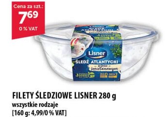 Eurocash FILETY ŚLEDZIOWE LISNER 280 g oferta