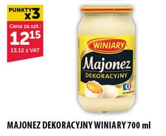 Eurocash MAJONEZ DEKORACYJNY WINIARY 700 ml oferta