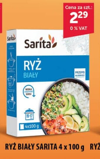 Eurocash RYŻ BIAŁY SARITA 4 x 100 g oferta