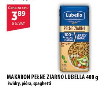 Eurocash MAKARON PEŁNE ZIARNO LUBELLA 400 g oferta