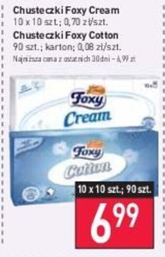 Stokrotka Chusteczki Foxy Cream 10x10szt. oferta