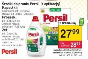 Stokrotka Środki do prania Persil 22-28szt./1,62-2,9kg/1,26-2l oferta
