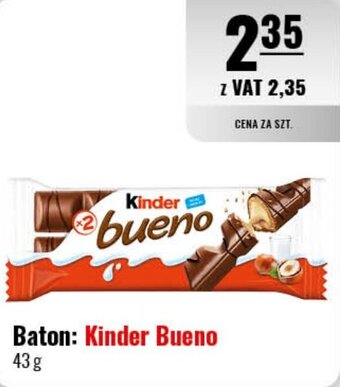 Eurocash Baton Kinder Bueno 43 g oferta