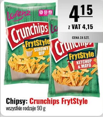 Eurocash Chipsy Crunchips FrytStyle 90 g oferta