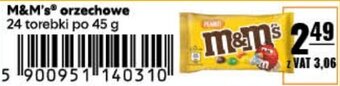 Eurocash M&M's orzechowe 45 g oferta