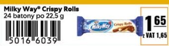 Eurocash Milky Way Crispy Rolls 22,5 g oferta