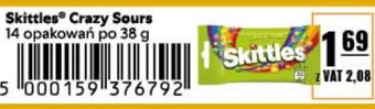 Eurocash Skittles Crazy Sours 38 g oferta