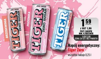 Eurocash Napój energetyczny Tiger Zero 0,25l oferta