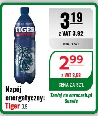 Eurocash Napój energetyczny: Tiger 0,9l oferta