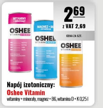 Eurocash Napój izotoniczny: Oshee Vitamin 0,25l oferta