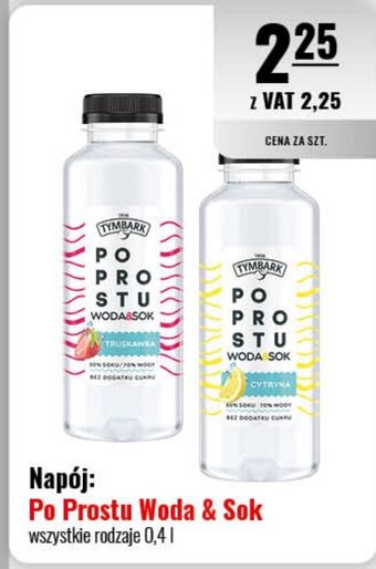 Eurocash Napój: Po prostu Woda & Sok 0,4l oferta