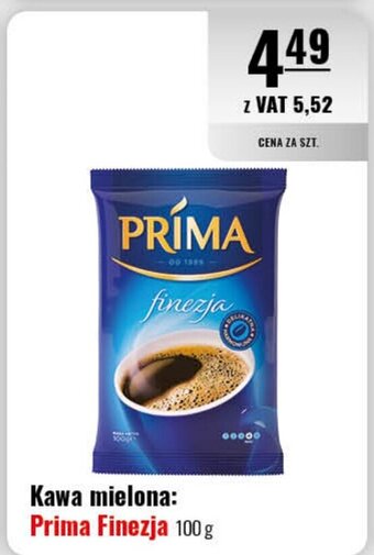 Eurocash Kawa mielona: Prima Finezja 100 g oferta