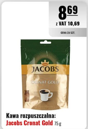 Eurocash Kawa rozpuszczalna: Jacobs Cronat Gold 75g oferta