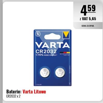 Eurocash Baterie: Varta Litowe CR2032 x 2 oferta