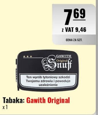 Eurocash Tabaka: Gawith Original oferta