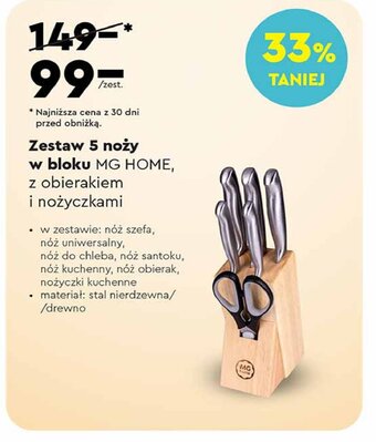 Biedronka Noże w bloku oferta