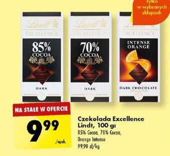 Biedronka Czekolada Excellence Lindt 100 g oferta