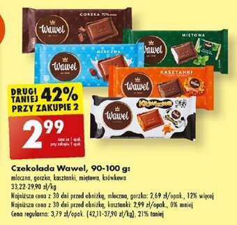 Czekolada Wawel 90-100 g