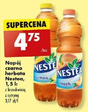 Biedronka Napój czarna herbata Nestea 1,5 l oferta