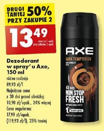 Dezodorant w spray'u Axe 150 ml