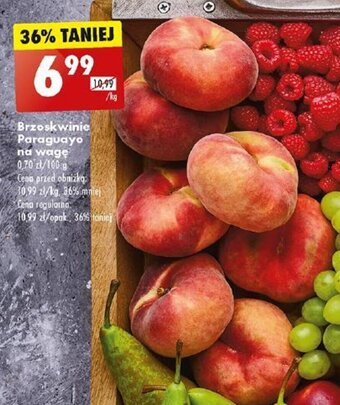 Biedronka Brzoskwinie Paraguayo 1kg oferta