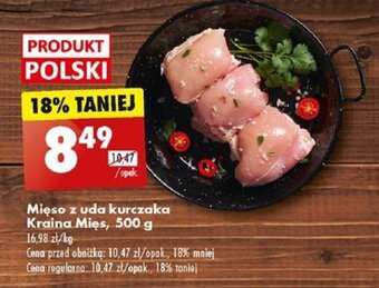 Biedronka Mięso z uda kurczaka Kraina Mięs 500 g oferta