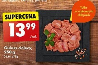 Biedronka Gulasz cielęcy 250 g oferta