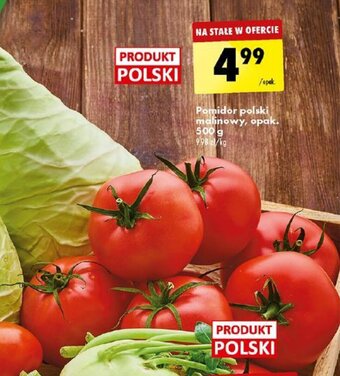 Biedronka Pomidor polski malinowy 500 g oferta