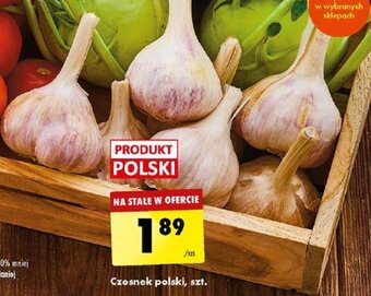 Biedronka Czosnek polski oferta