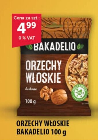 Eurocash ORZECHY WŁOSKIE BAKADELIO 100 g oferta