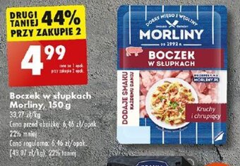 Biedronka Boczek w słupkach Morliny 150 g oferta
