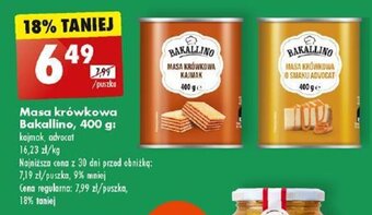 Biedronka Masa krówkowa Bakallino 400 g oferta