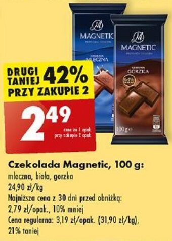 Biedronka Czekolada Magnetic 100 g oferta