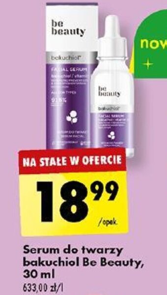 Biedronka Serum do twarzy bakuchiol Be Beauty 30 ml oferta