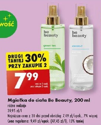 Biedronka Mgiełka do ciała Be Beauty 200 ml oferta