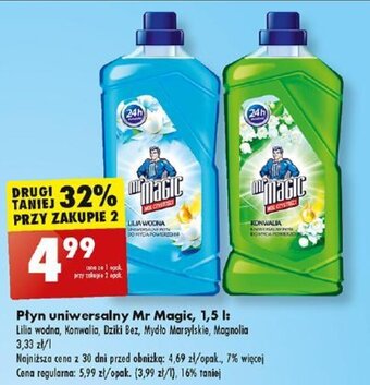 Biedronka Płyn uniwersalny Mr Magic 1,5 l oferta