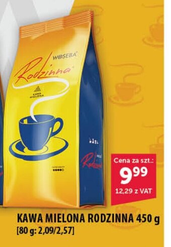 Eurocash KAWA MIELONA RODZINNA 450 g oferta