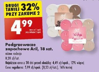 Biedronka Podgrzewacze zapachowe Aril 18 szt. oferta