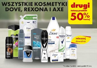 Biedronka WSZYSTKIE KOSMETYKI DOVE REXONA I AXE oferta