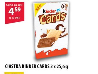 Eurocash CIASTKA KINDER CARDS 3 x 25,6 g oferta