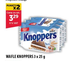Eurocash WAFLE KNOPPERS 3 x 25 g oferta