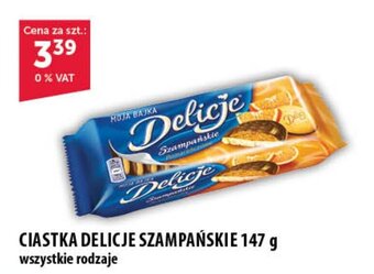 Eurocash CIASTKA DELICJE SZAMPAŃSKIE 147 g oferta