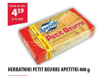 Eurocash HERBATNIKI PETIT BEURRE APETITKI 400 g oferta