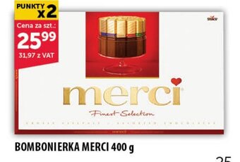 Eurocash BOMBONIERKA MERCI 400 g oferta