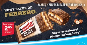 Eurocash WAFEL HANUTA RIEGEL FERRERO 34,5 g oferta