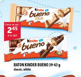 Eurocash BATON KINDER BUENO 39-43 g classic, white oferta